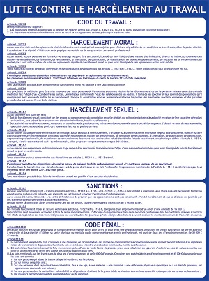 A3 - CONSIGNE LUTTE CONTRE LE HARCELEMENT