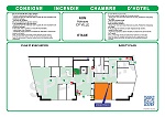 A4 - CONSIGNE DE CHAMBRE AVEC PLAN D'EVACUATION