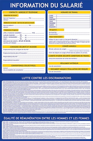PANNEAU INFORMATION DU SALARIE