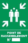 PANNEAU POINT DE RASSEMBLEMENT