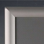 Cadre A3 Aluminium Brossé - Plan Sécurité