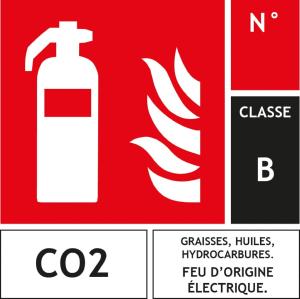 PLAQUE CO2 