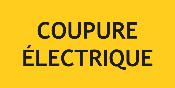 PANNEAU COUPURE ELECTRIQUE