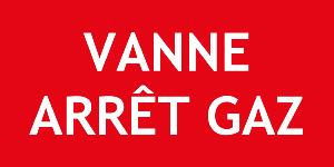 PANNEAU VANNE ARRET GAZ