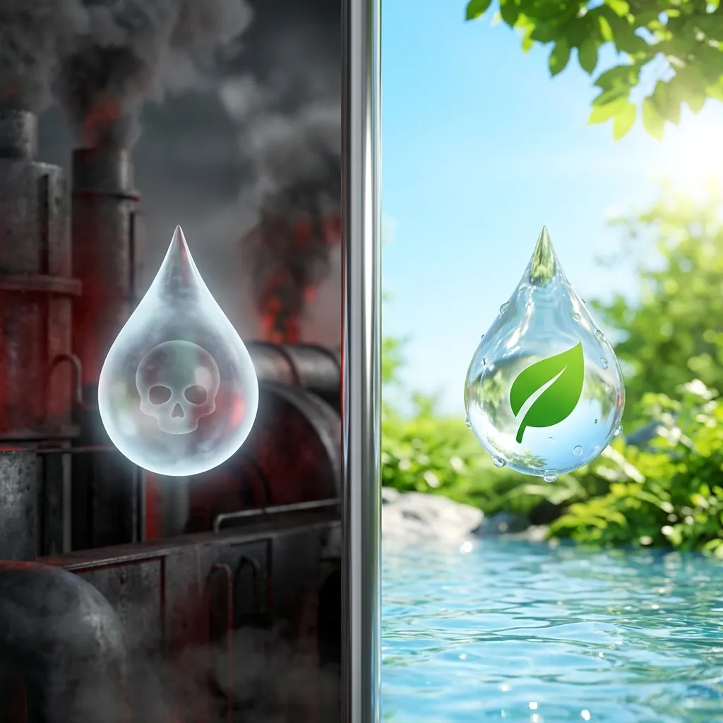 Comparaison entre les anciens additifs PFAS polluants et les nouvelles solutions sans fluor biodégradables