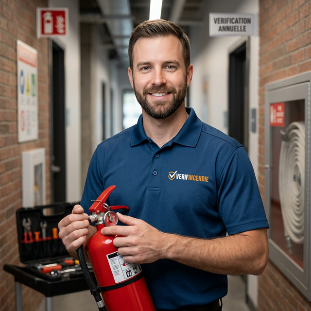 Technicien expert Verifincendie en intervention
